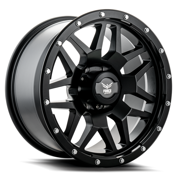 F20 17X9 6X139.7 -12MM MATTE BLACK