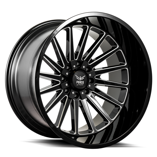 F40 26X14 8X165.1 -76 CB125.2 BLACK MILLED