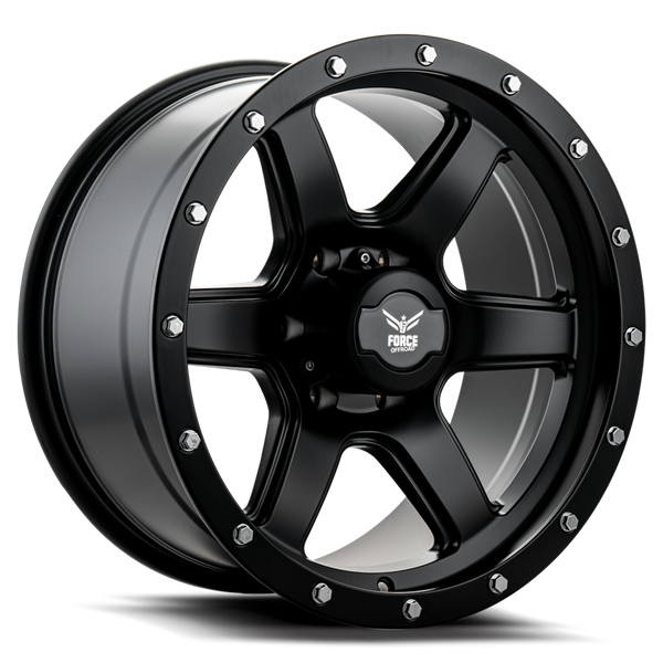 FORCE F18 17X9 6X139.7 -12 C.B106.1 MATTE BLACK