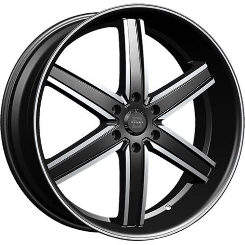 BLADE-BL402 "6S PIZZARO" BLACK/MACHINE 26X9.5 6X5.5 +19 +78.1