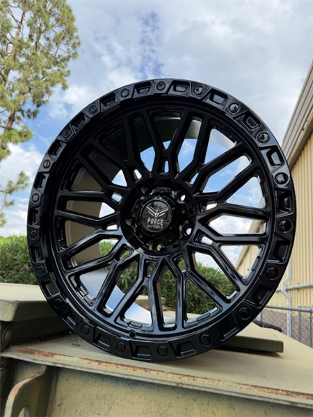 FORCE F54 20X10 5X127/139.7 -12MM 78.1 GLOSS BLACK