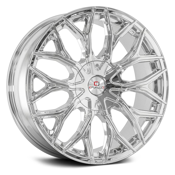 CAVALLO CLV-37 NANO CHROME 24X9.0 6X135/6X139.7 +25 +87.10 *NC*