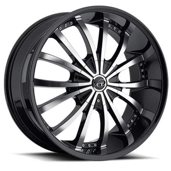 MANCINI 20X9 6X139.7 +15 CB108 BLACK MACHINED