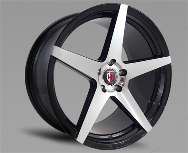 CURVA-C55 BLACK/MACHINE FACE 20X10.5 5X4.5+35+73.1 *STAGGERED*