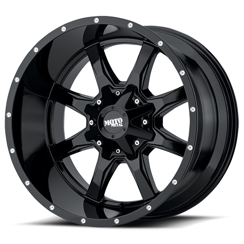 MO970 20X10 6X135/139.7 -18 CB106.25 GLOSS BLACK MILLED