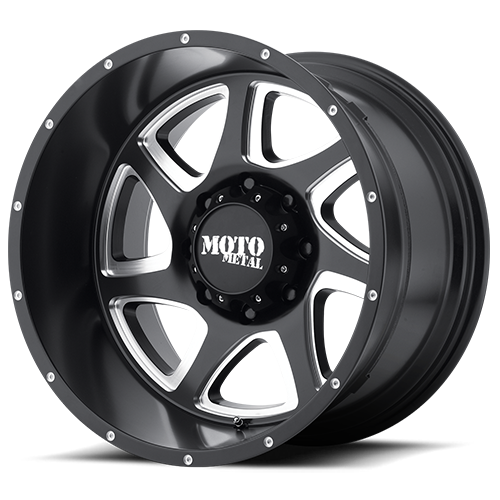 MO976 20X12 8X165.1 SATIN BLACK MILLED -44 C.B-125.5 MOTO METAL