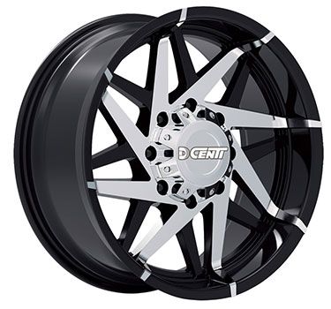 DCENTI-DW99 BLACK/MACHINE 20X12 8X180 -44 +125 **SPECIALS**
