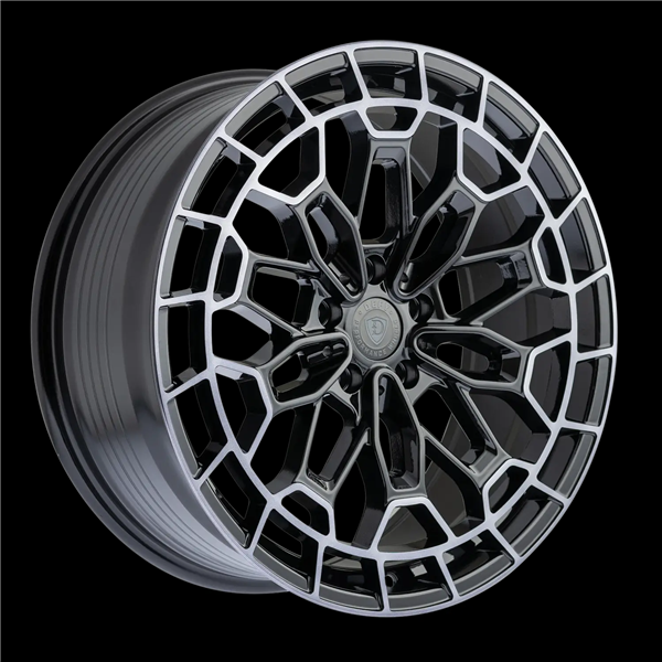 DEFY-WHEELS D13 GLOSS BLACK DARK TINT 20X8.5 5X112 +32 +73.1