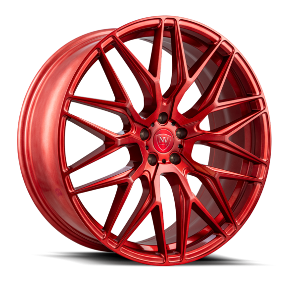 NV1 22X9 5X114.3 +38 CB73.1 BRUSHED RED