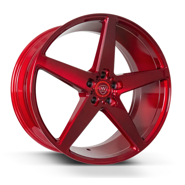 NVV 22X9 5X115 +15 CB73.1 BRUSHED RED