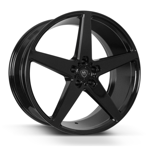 NVV 22X9 5X115 +15 CB73.1 GLOSS BLACK