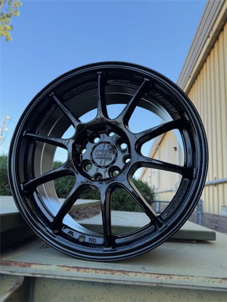 OD2 16X7 4X100/114.3 +35MM 73.1 GLOSS BLACK