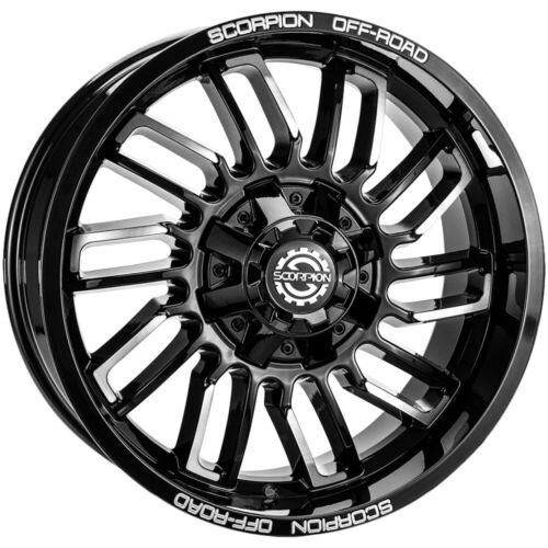 RAZOR 22X10 8X170 -19 CB125.2 BLACK MILLED