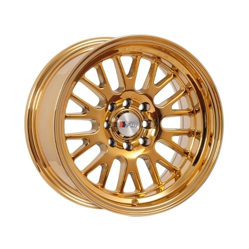 F1R-F04 LIGHT GOLD CHROME 15X8.0 4X100/4X4.5+0
