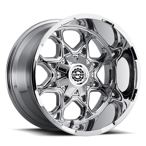 SC10 24X12 8X165 -44 CB125.2 CHROME