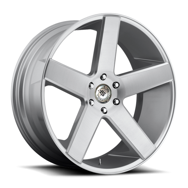 STREET FORCE 24X10 5X139.7 +15 CB78.1 SLIVER MACHINED FACE