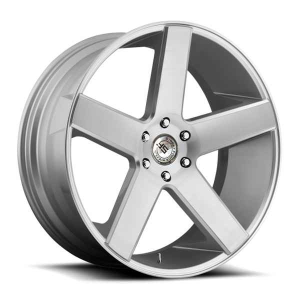 STREET FORCE 5198( SILVER MACHINE FACE) 22X9.5 5X115 +15 73.1 SMF