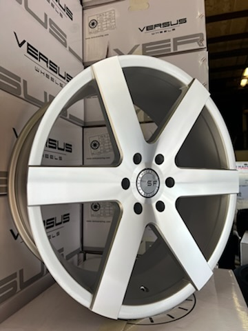 STREET FORCE SF054 24X10 6X135 Silver Machine Face +30 c.b-87.1 ****Special****