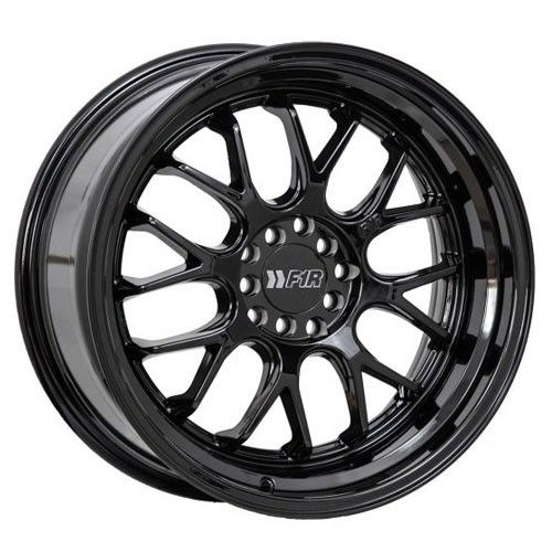 F1R-F21 GLOSS BLACK 18X8.5 5X4.5/5X4.75 +38