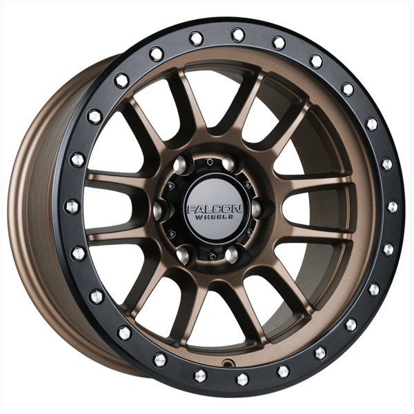 FALCON WHEELS T7 17X9 5X127/5X5 -12 C.B71.5 MATTE BRONZE