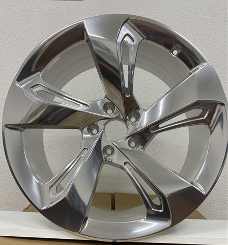 FBL-4-L SUPER POLISHED 22X10.0 5X130 +30 +71.56 *FORGED 1 PC.* *LEFT* **NO CENTER CAPS**