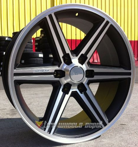 FLEXX-51 (IROC) 24X9.0 5X115+12 MATTE BLACK MACHINE FACE