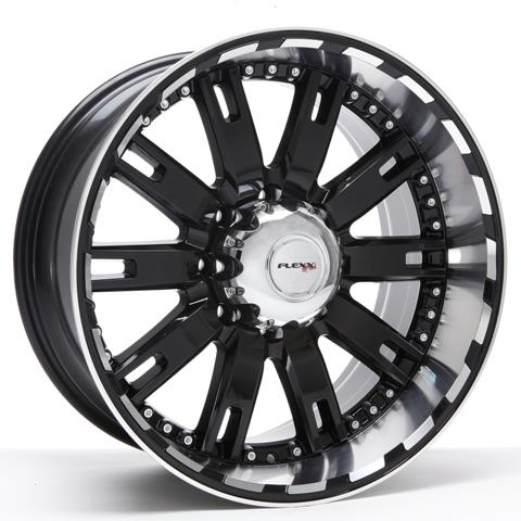 FLEXX-79 BLACK/MACHINE LIP 20X10 6X5.5 -25