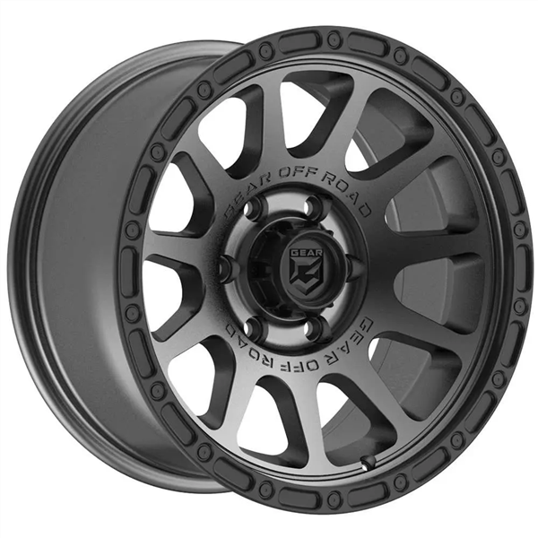 GEAR OFF-ROAD 760AB 17X8.5 5X127/5X5 +0 +71.5 SATIN ANTHRACITE W/BLACK LIP*7857300*