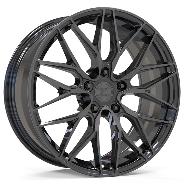 TISLI ECHO 20X10 5X112 +42MM 66.56 GLOSS BLACK BRUSHED TINT