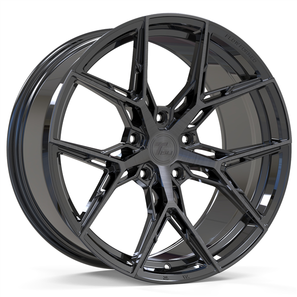 TISLI HYPERION 20X10 5X112 +42MM 66.56 GLOSS BLACK BRUSH TINT