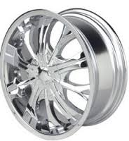 GIO-867 CHROME 22X9.0 BLANK+15+74.1 *5X115/5X4.5/5X127* ****NO CAPS***