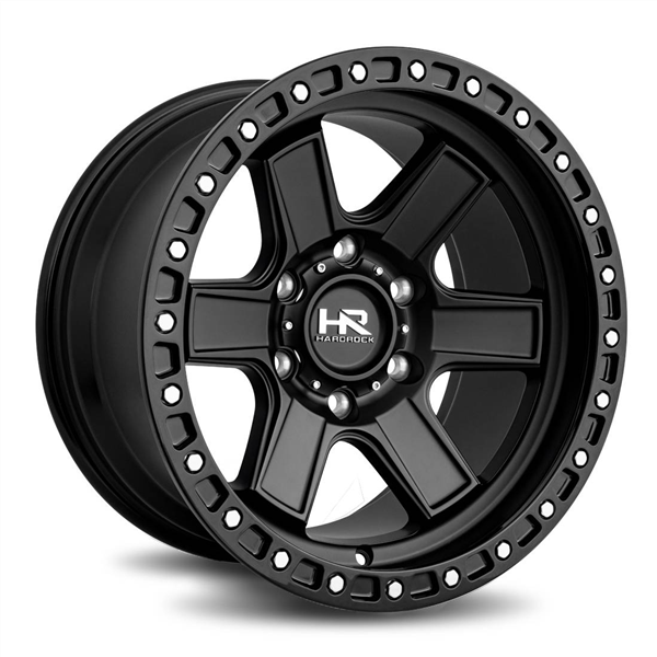 HARDROCK OFFROAD-H104 MATTE BLACK/BLACK B/L 17X9.0 6X5.5 -12 +87.1