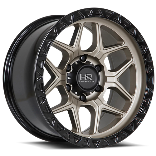 HARDROCK OFFROAD-H107 MATTE BRONZE/BLACK LIP 17X9.0 5X127 -12 +78.1