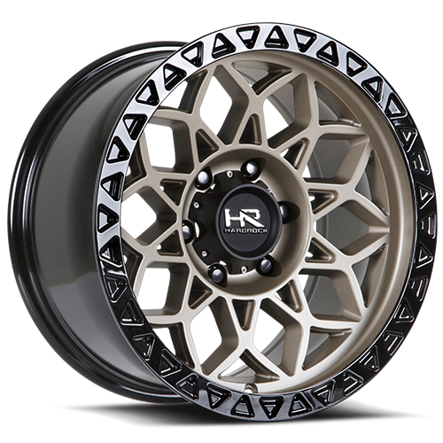 HARDROCK OFFROAD-H108 MATTE BRONZE/BLACK LIP 17X9.0 5X127 -12 +78.1