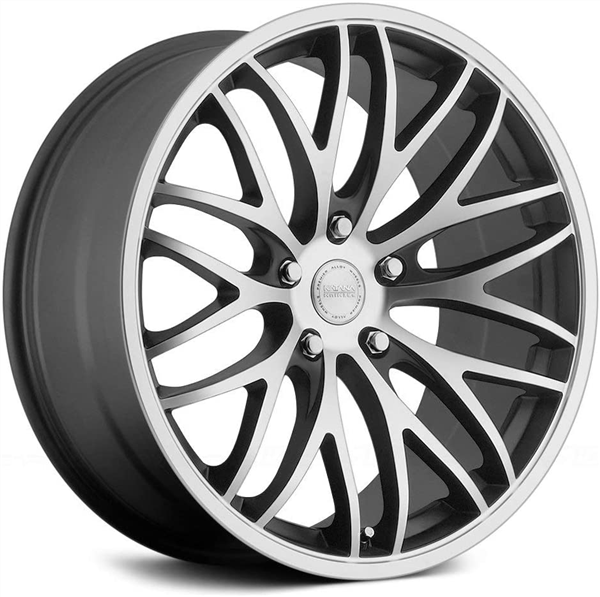 KATANA-GTM HYPER SILVER/MACHINE FACE 19X9.5 5X4.75 +45 +72.6