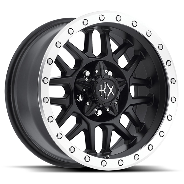 KX OFFROAD-KX03 MATTE BLACK/MACHINE RING 20X9.0 6X135/6X5.5 +1 +106.2