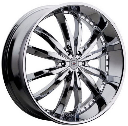 VERSANTI 427 22X9.5 6X139.7 +25 CHROME