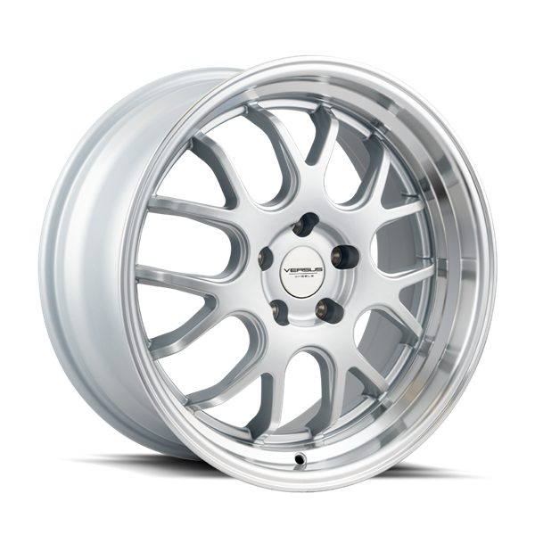 VS824 18X9.5 5X120 +40 C.B 73.1 SILVER/POLISHED LIP