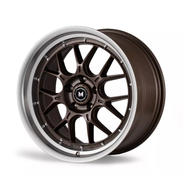 MFLOW MFL2 MATTE BRONZE MACHINED LIP 20X9.5 5X114.3 +35 +73.1