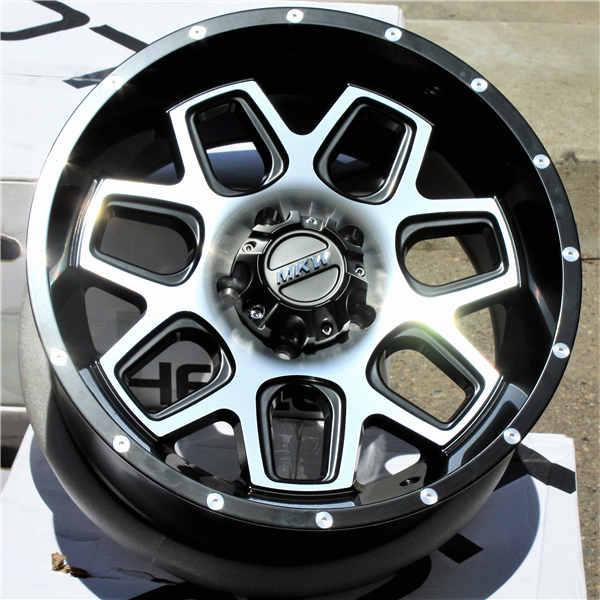 MKW-M92 SATIN BLACK/MACHINED 18X9.0 5X127 +10 +78.1 *M92-1890512710B*