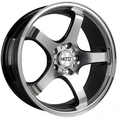 NEOZ-NZ5006 BLACK/MACHINE FACE 20X9.0 5X4.5+38+73.1