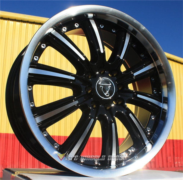 NS-TR9017 BLACK/MACHINE FACE 17X7.0 4X100/4X4.5 +40 **199**