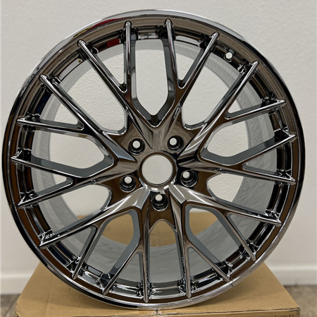 P-421 NANO CHROME 21X11.0 5X130 +65 +71.56 *FORGED 1 PC.* **NO CENTER CAPS**