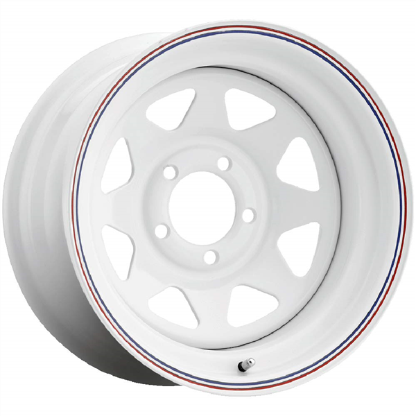 PACER-310W WHITE 16X7.0 5X139.7 +0 +108.71 *TRAILER WHEEL*