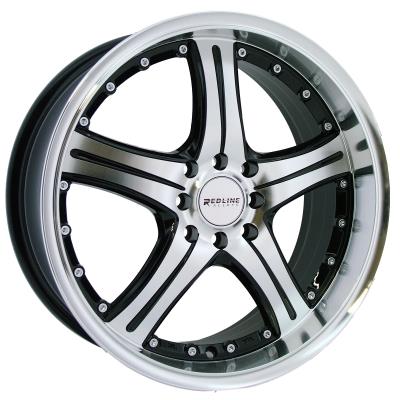 REDLINE-110 BLACK/MACHINE 18X8.0 4X100/4X4.5