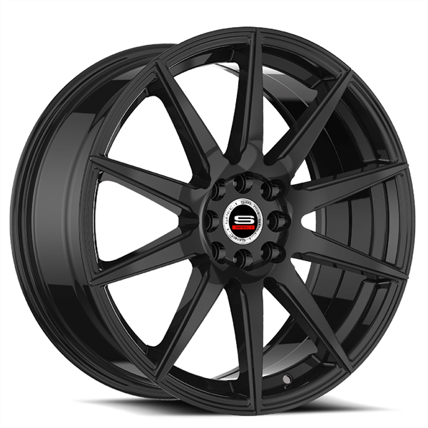 SPEC-1 RACING SP-51 GLOSS BLACK 18X8.0 5X112/5X4.5 +38 +73.1