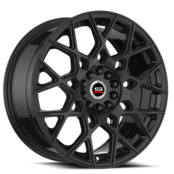 SPEC-1 RACING SP-52 GLOSS BLACK 20X8.5 5X112/5X4.5 +38 +73.1