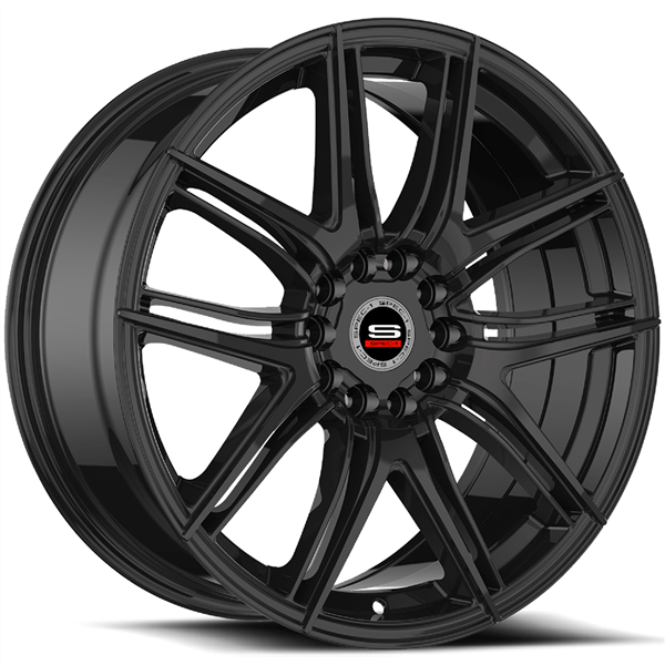 SPEC-1 RACING SP-56 GLOSS BLACK 20X8.5 5X112/5X4.5 +38 +73.1 *RT*