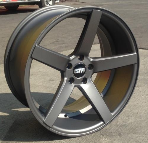 STR RACING-607 GUN METAL 20X10.5 5X4.5+40 **STAGGERED ONLY**