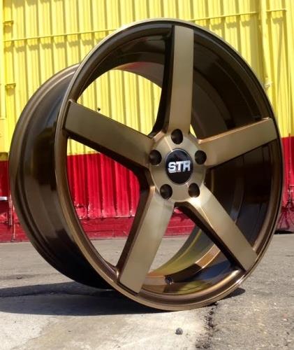 STR RACING-607 TITANIUM 19X10 5X4.75/5X120+20 **STAGGERED ONLY**
